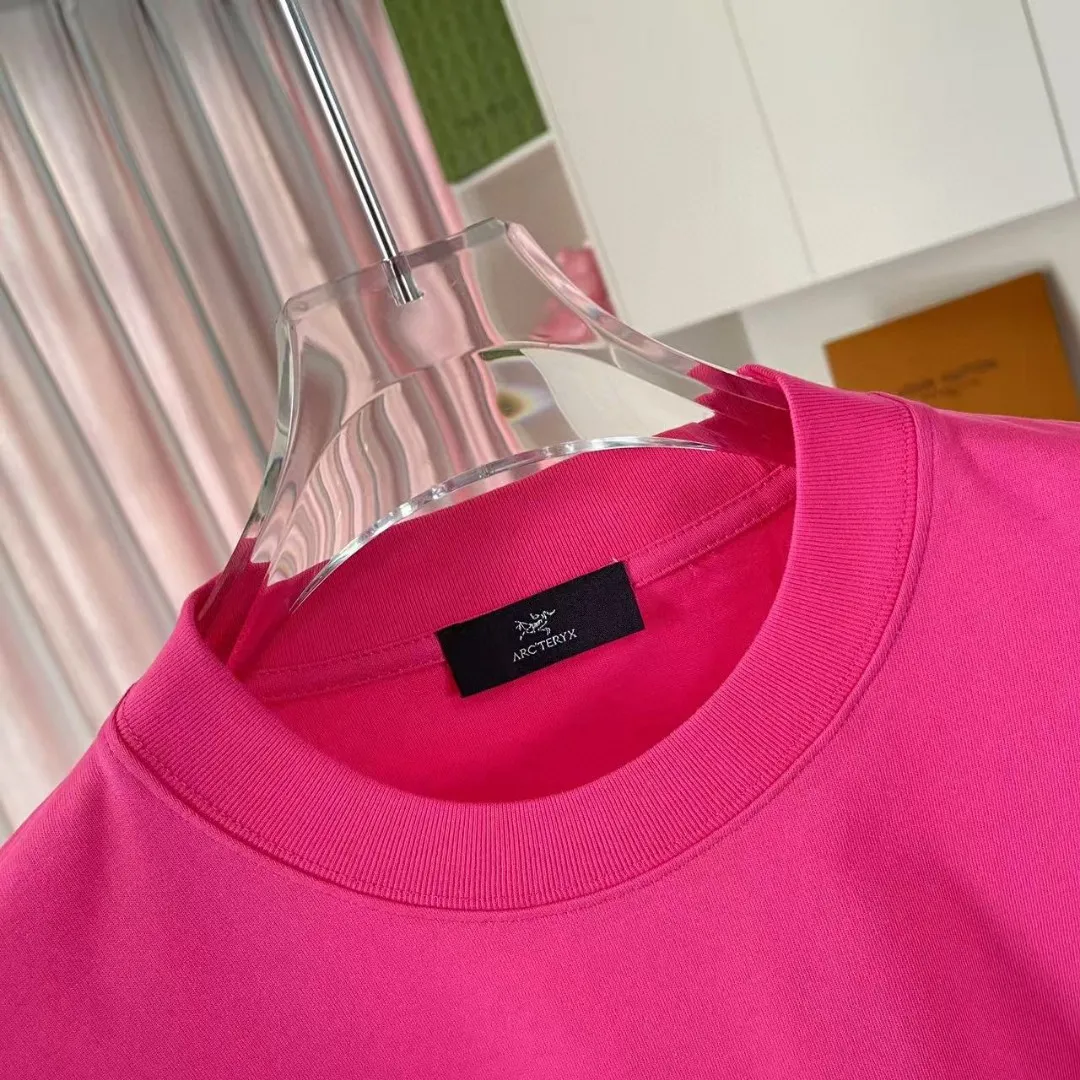 ARC'TERYX* 2025 New Arrival logo t g Same Style Size：S M L XL XXL ：Black White Pink Red